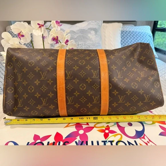 ❌SOLD❌Louis Vuitton Monogram Keepall 50 FEDEX 3922 8193 1116 - Picture 13 of 14